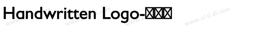 Handwritten Logo字体转换